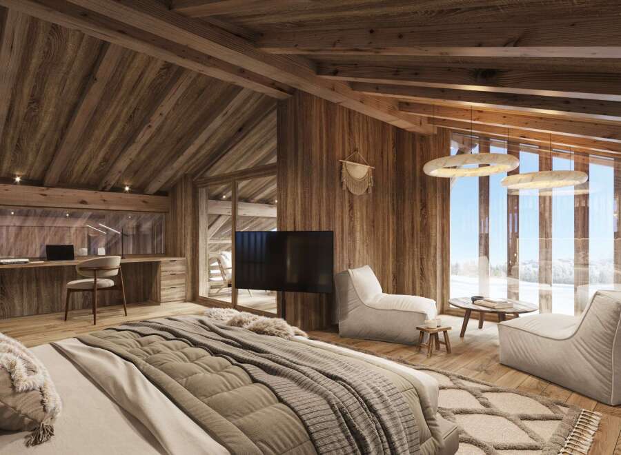 Experience the epitome of luxury in this stunning bedroom.