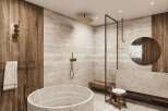 Experience luxury in this stunning bathroom design.