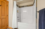 Step into a clean and inviting bathroom space.