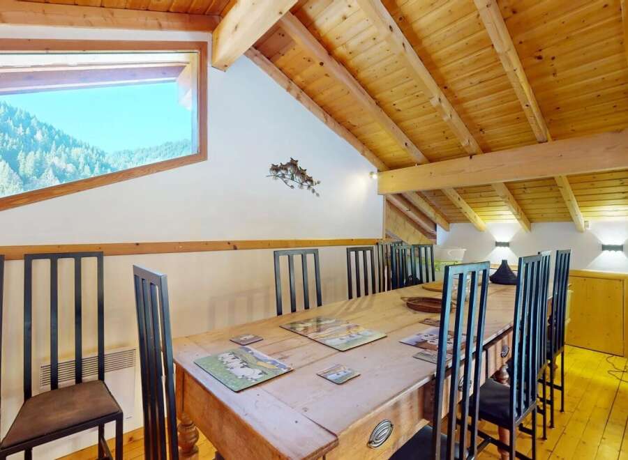 Experience the charm of this stunning dining area, perfect for gatherings and memorable meals.