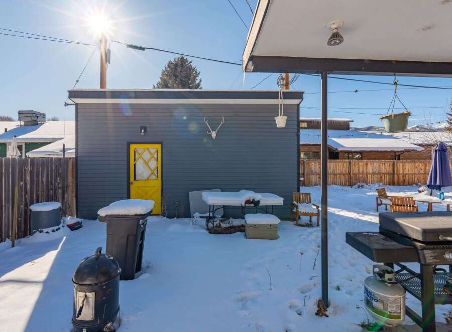 Discover the charm of this property, featuring a cozy backyard perfect for outdoor gatherings.