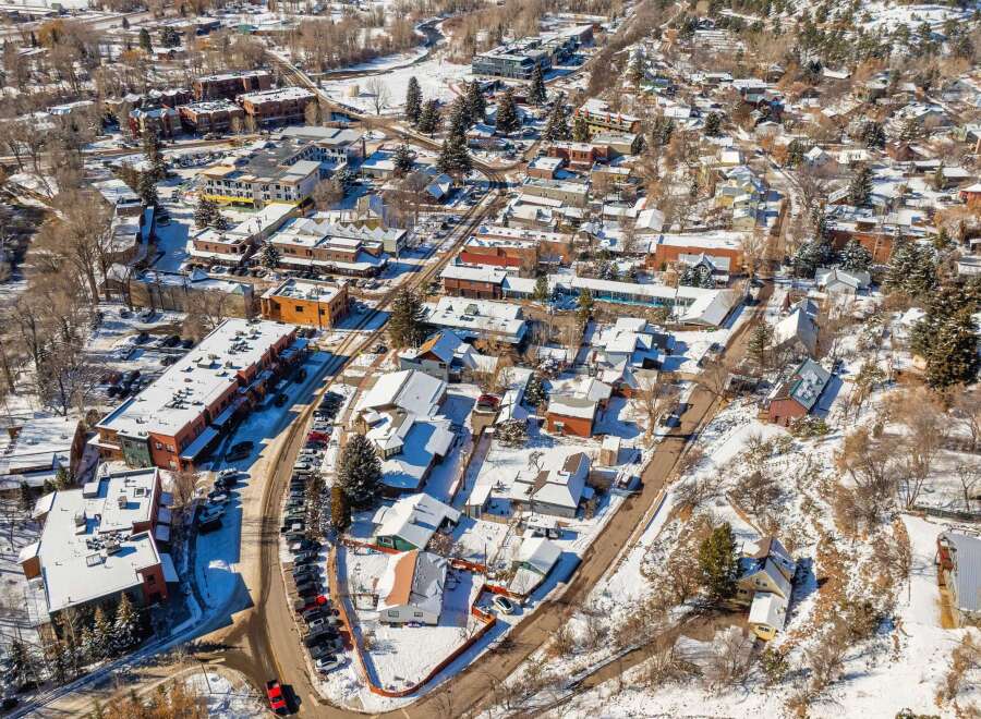Discover the charm of this picturesque town nestled in a winter wonderland.