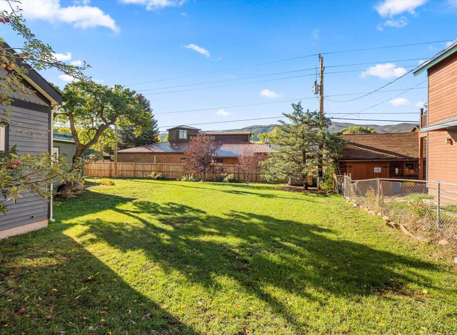 Enjoy the tranquility of this beautiful backyard, perfect for relaxation and outdoor activities.