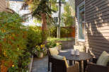 Enjoy the tranquility of this beautiful outdoor patio, perfect for relaxing or entertaining.
