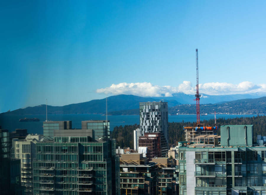Enjoy stunning city and mountain views from this modern high-rise.