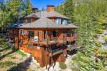 Nestled amidst lush greenery, this stunning property boasts a unique architectural design.