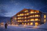 Experience the ultimate winter getaway in this stunning mountain lodge.