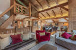 Step into rustic elegance with this stunning property, showcasing exposed wooden beams and a cozy, inviting atmosphere.