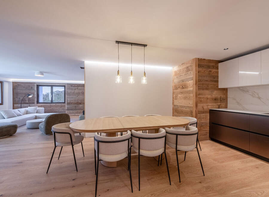 This stunning property boasts a modern open-plan living space, perfect for entertaining.