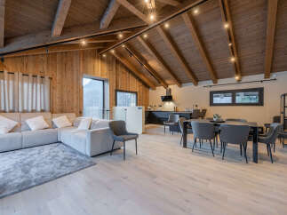 This stunning property boasts a spacious open-plan living area, perfect for entertaining and relaxation.