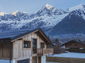 Experience the epitome of alpine living in this stunning chalet, nestled amidst the majestic snow-capped mountains.