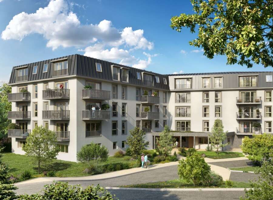 Discover modern living in this stunning apartment complex, featuring spacious balconies and contemporary design.