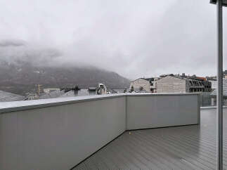 Enjoy breathtaking mountain views from this modern property.