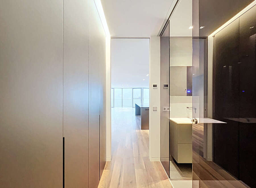 Step into modern luxury with this stunning property, featuring sleek, minimalist design.