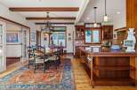 Step into luxury with this stunning property featuring a beautifully designed dining area and a gourmet kitchen.