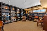 Step into a world of literary charm with this stunning library.