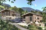 Discover your dream home in the heart of the mountains! This stunning property boasts a modern design with natural wood and stone accents, creating a warm and inviting atmosphere.
