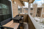 Enjoy the serene beauty of this charming balcony, perfect for relaxing and taking in the views.