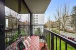 Enjoy the tranquility of this charming balcony, perfect for relaxing or entertaining.