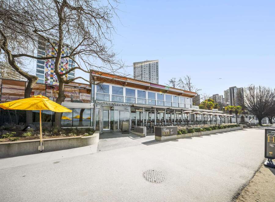 Enjoy waterfront dining at Cactus Club Cafe, a prime location with stunning views.