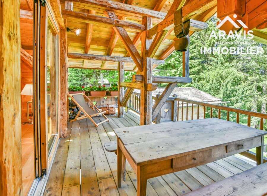 Experience the charm of this stunning wooden chalet, perfect for a tranquil retreat.