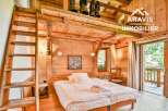 Discover the charm of this stunning wooden chalet, perfect for a cozy retreat.