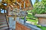 Discover the charm of this stunning wooden chalet, a perfect blend of rustic elegance and modern comfort.
