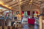 Step into rustic elegance with this stunning chalet-style home.