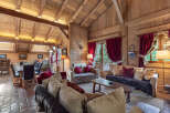 Step into rustic elegance with this stunning chalet-style home.