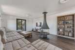 Step into modern luxury with this stunning living room.