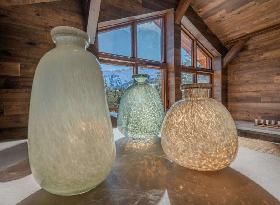 Experience luxury living with this stunning property, featuring a unique interior design.