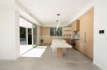Step into modern luxury with this stunning kitchen.