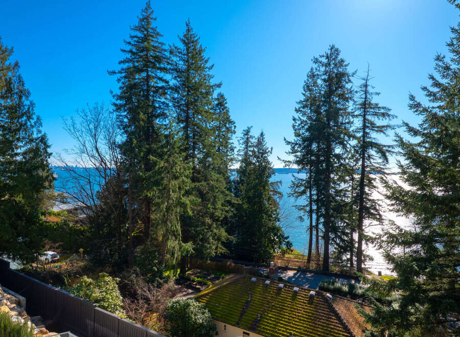 Enjoy breathtaking views from this stunning property, featuring lush greenery and a serene waterfront setting.