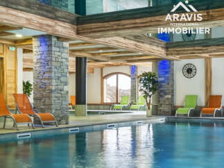 Experience luxury and relaxation in this stunning indoor pool.
