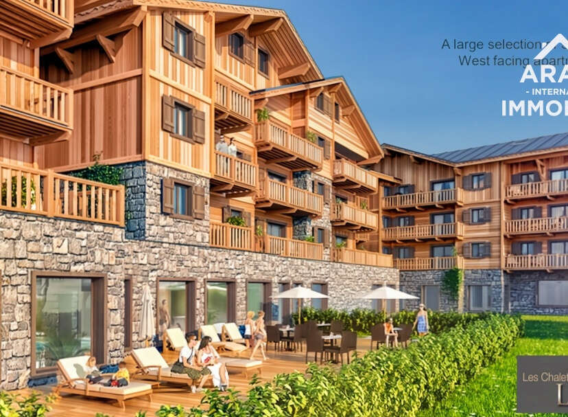 Discover luxury living at Les Chalets de Layssia, offering a large selection of North and West facing apartments.