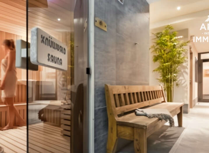 Experience ultimate relaxation in this luxurious property featuring a private sauna.