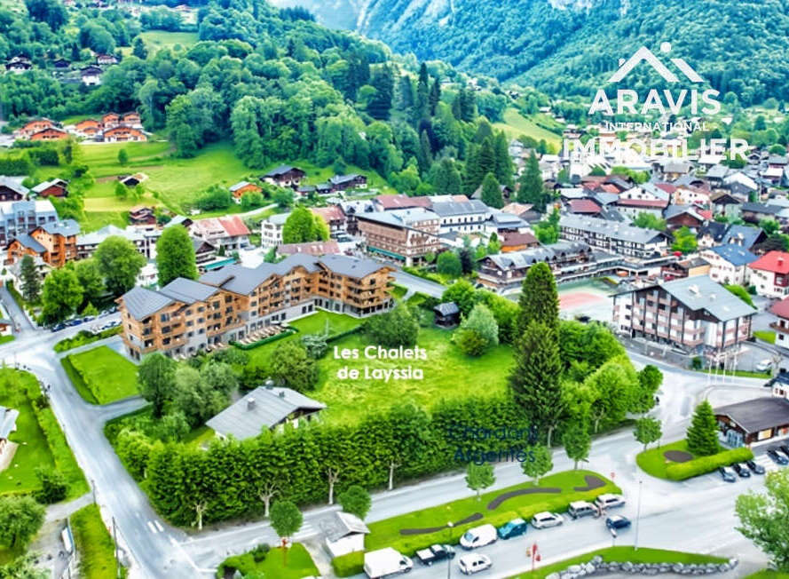Discover Les Chalets de Layssia, a stunning property nestled in a picturesque mountain village.