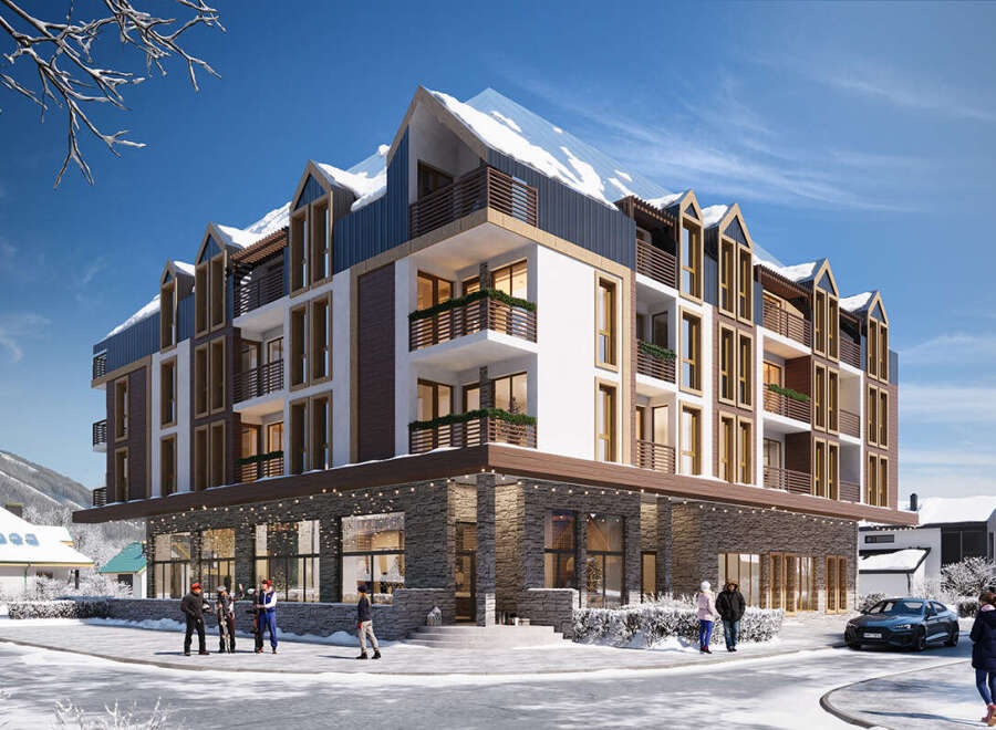 Discover the epitome of mountain living in this stunning architectural masterpiece.