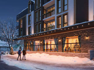 Experience the charm of winter living in this stunning property.