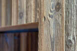 This property showcases exquisite craftsmanship with its stunning wooden paneling.