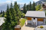 Nestled amidst lush evergreen trees and rolling hills, this charming property offers a serene mountain retreat.
