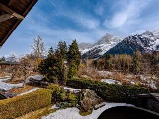 Experience the tranquility of mountain living in this stunning property.