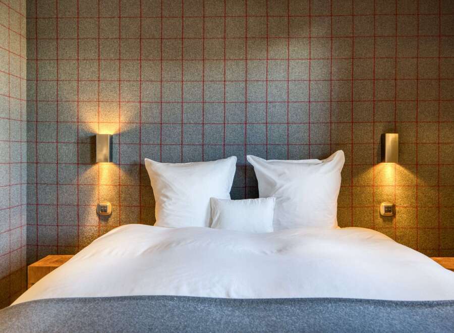 Experience ultimate comfort in this luxurious bedroom.