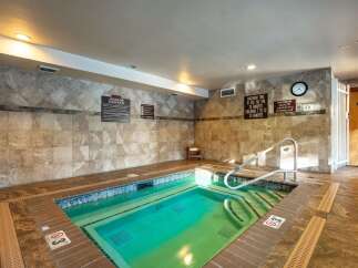Enjoy a relaxing soak in the jacuzzi at this property.