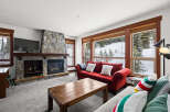 Experience the ultimate in cozy mountain living with this stunning property.