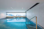 Experience luxury and tranquility in this stunning indoor pool.