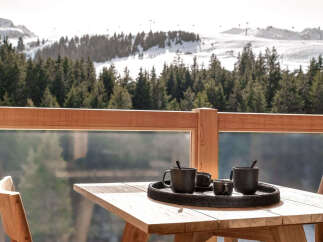 Enjoy breathtaking mountain views from this stunning property.