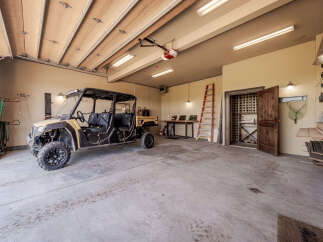 Explore this spacious garage, perfect for storing vehicles and equipment.