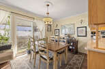 Step into this inviting dining room, perfect for both everyday meals and special gatherings.