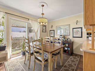Step into this inviting dining room, perfect for both everyday meals and special gatherings.